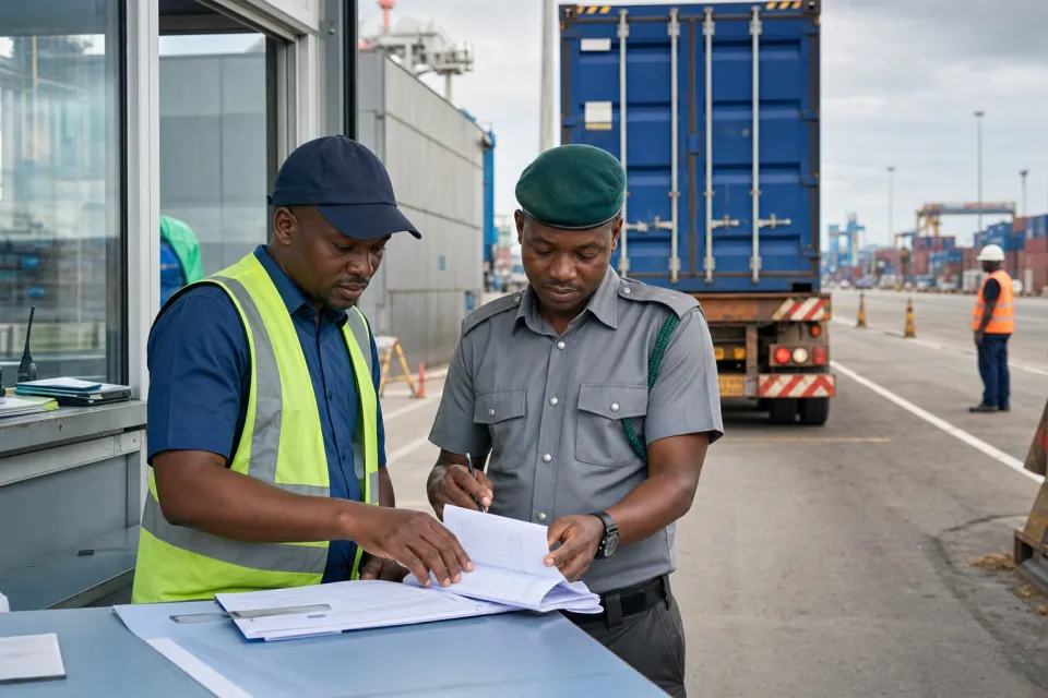Port customs clearance